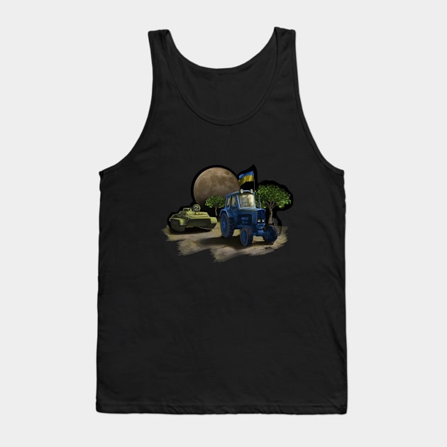 Tractor and tank Tank Top by xlhombat